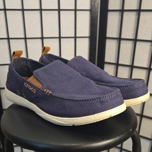 CROCS 11270 Men's Navy Slip-On Loafers - Size 11